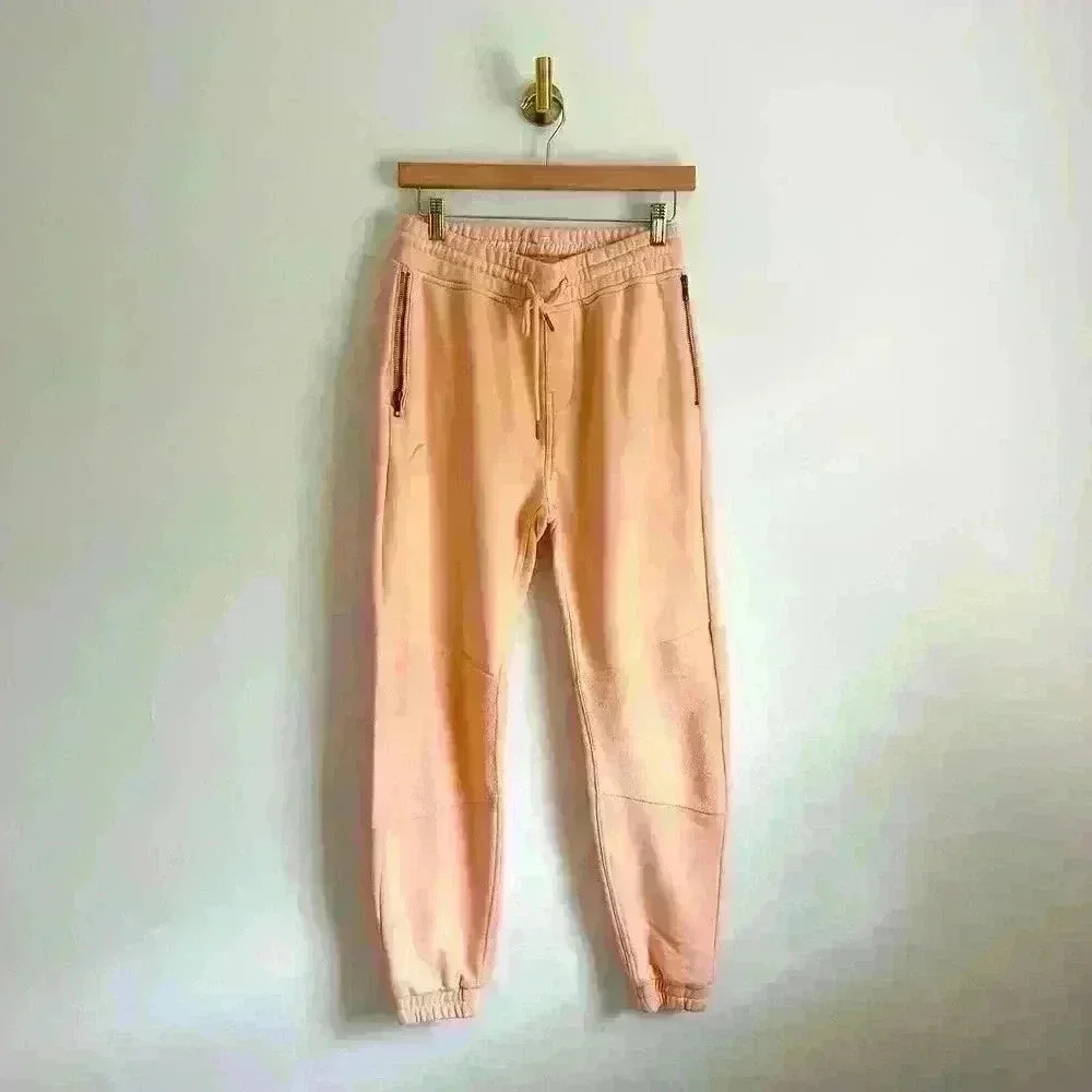Publish High Rise Drawcord Waist Jogger Sweatpants Light Orange L